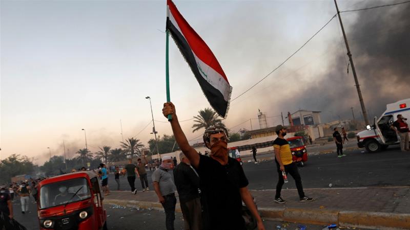 Protestas en Iraq: asumir el establecimiento, luchar para ser escuchado