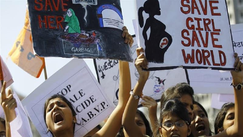 Indian laws ban doctors and health workers from sharing an unborn child's sex with the parents, or carrying out tests to determine the child's gender [Rafiq Maqbool/AP] 