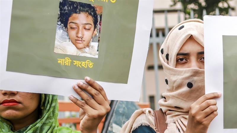 Image result for Bangladesh sentences 16 to death over Nusrat Jahan Rafi murder