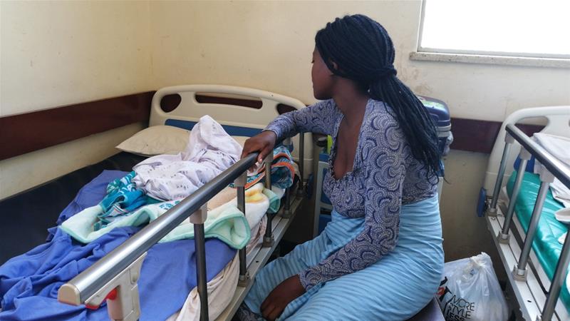 Poor facilities threaten the push up the maternal mortality rate in Zimbabwe, which is already high at an estimated 651 deaths per 100,000 live births [Farai Shawn Matiashe/Al Jazeera] 