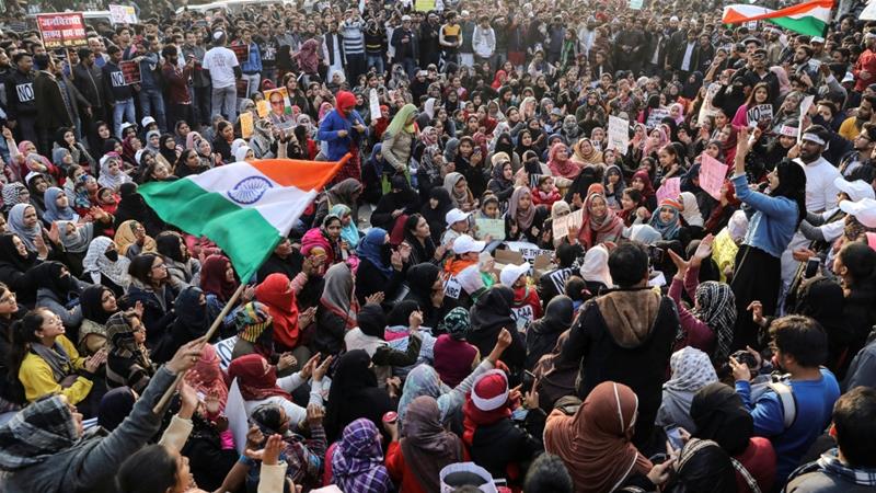 Modi says law not anti-Muslim as protests continue across India