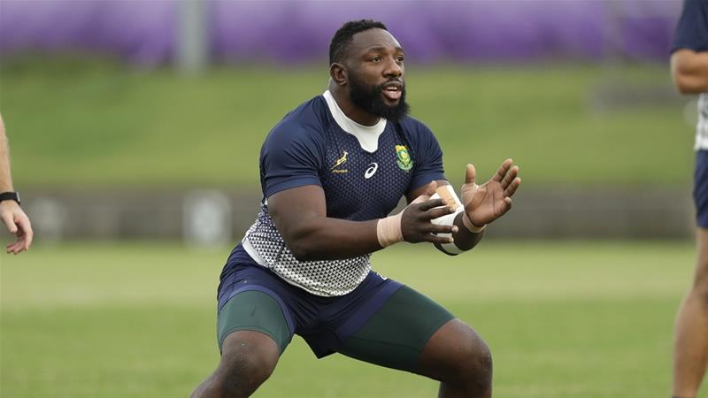 The most capped prop in Springbok history, 34-year-old Mtawarira retired from international rugby after helping the team win the record-equaling World Cup title in November [Mark Baker/AP]