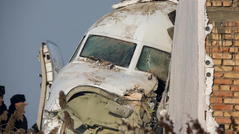 Bek Air plane crashes near Kazakhstan's Almaty airport