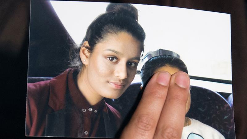 Begum ran way from the UK four years ago, aged 15, to live under the ISIL in Syria [Reuters]