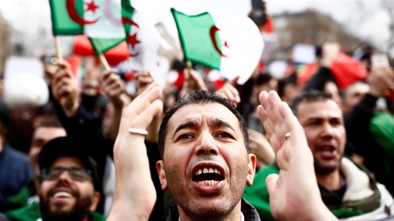 What will end the protests in Algeria?