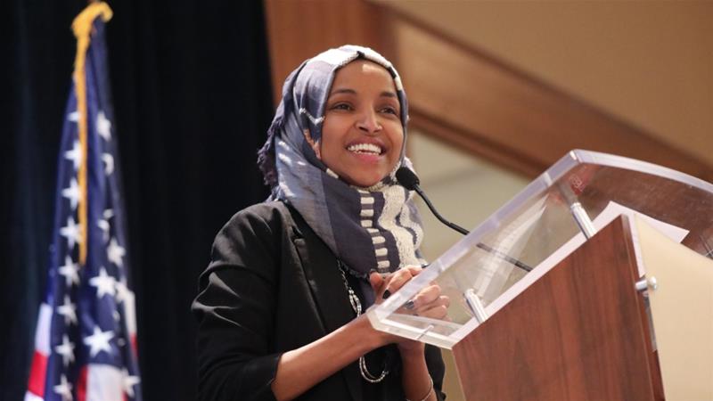 US Congresswoman Ilhan Omar is the first Somali American to win a seat at the US Congress [File: Anadolu]