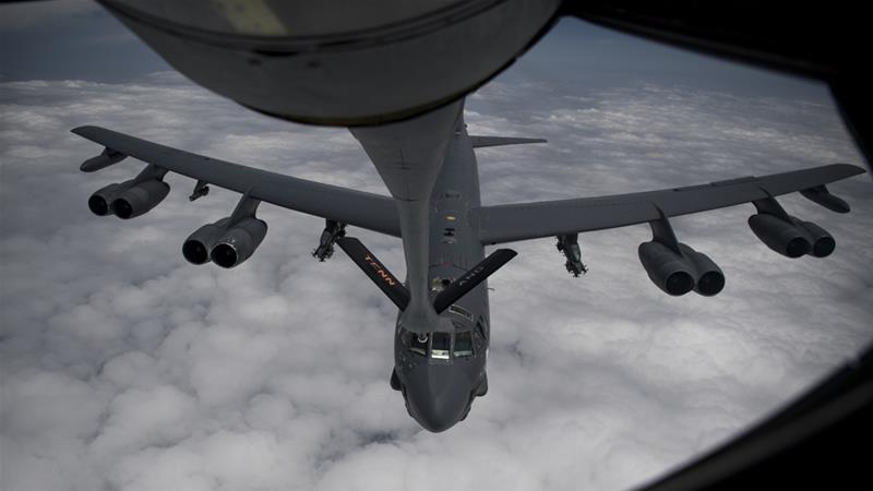 The White House ordered B-52 bombers to the Gulf on May 4 [Keifer Bowes/US Air Force via AP]