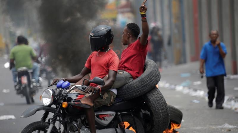 Strike paralyses Haiti, protesters demand president resign