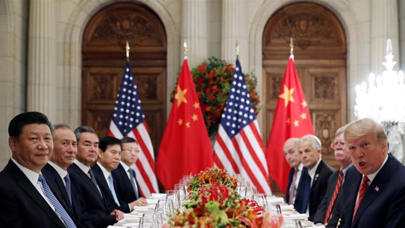 US and Chinese trade delegates will reportedly get back to work soon to iron out complex differences between the two sides [File: Kevin Lamarque/Reuters]