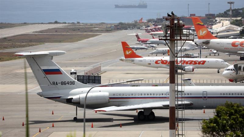 Russian air force plane lands in Venezuela: report | Russia News ...