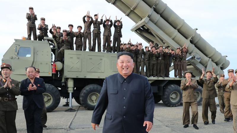 Kim ha pedido "contramedidas diplomáticas y militares" activas para preservar la seguridad del país [Archivo: KCNA a través de KNS / AFP]
