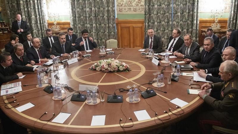 Image result for Heads of Libya's warring sides in Russia for talks