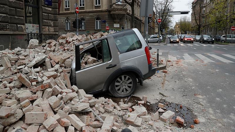 Croatia S Zagreb Rocked By Powerful Earthquake Croatia News Al