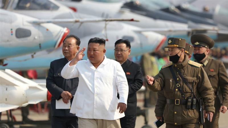 Rumours have spread over the health and whereabouts of North Korean leader Kim Jong Un [File: KCNA/via Reuters]