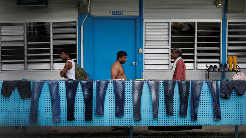 Singapore S Migrant Workers On Front Line Of Coronavirus Shutdown Singapore News Al Jazeera