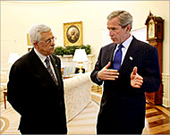 Bush has sidelined Palestinian President Yassir Arafat for Abbas