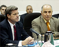 Fraudster Chalabi (R) with US friend and supporter Bremer  