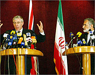 Relations between Jack Straw (L)and Kamal Kharazi at all time low