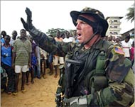 Bush vows Marines' stay in Liberiais limited 