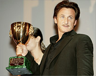 Hollywood heavyweight Sean Penn is best actor with 21 Grams