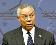 Colin Powell plays the unproven WMD card