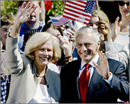 Clark joins nine other Democratsin the crowded 2004 race