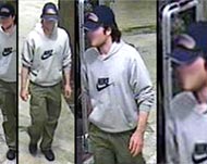 Police have released images of a suspect in the murder of Lindh 