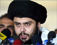 Shia cleric Muqtada al-Sadr - oneof the most outspoken voicesagainst occupation