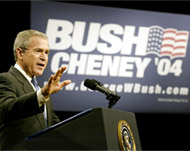 Bush was on the fundraising trailagain, on Thursday