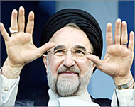 President Muhammad Khatami has asserted his country's right to bear arms, if not nukes