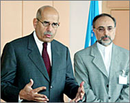 ElBaradei (L) has given a clean chit to Iran on issue of N-bomb