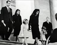 JFK's family mourn his passing  