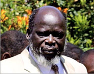 Leader of rebel SPLA John Garangwill join talks on 5 December