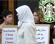 American coffee chain Starbuckscame under attack by activists
