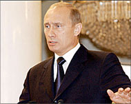 Putin launched the second Chechen war in 1999 