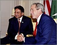 Musharraf is a key supporter of America's 'war on terror' 