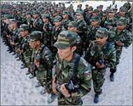Salvadorian troops are mainly based at Najaf headquarters 