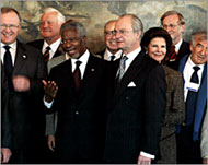 Kofi Annan and many heads of state attended the conference 