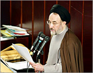 Khatami did not attend Monday'semergency meeting
