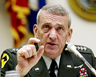 US General Tommy Franks is lampooned in the production