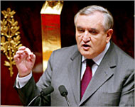 Raffarin claims the new law isnot against any religion