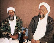 Al-Sharif passed Jihad leadershipto Ayman al-Zawahri (R) 