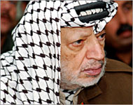 Arafat: Accustomed to Israelithreats in besieged Ram Allah HQ