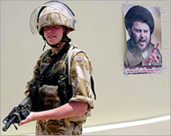 British troops clashed with Iraqis loyal to Shia leader al-Sadr