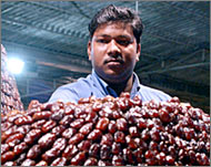 Sales of  dates peak during the month-long fast of Ramadan