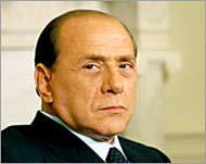 Prime Minister Berlusconi hasstrong backed Bush's Iraq policy