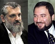 Avigdor Lieberman (R) and BennyElon were fired to secure majority