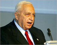 Israeli PM Ariel Sharon says Iranthreatens Israel's security