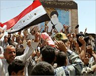 Shia Muslims loyal to Muqtada al-Sadr rebelled against US-led rule