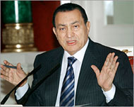 President Mubarak is said to wantto facilitate Israel's Gaza pull-out